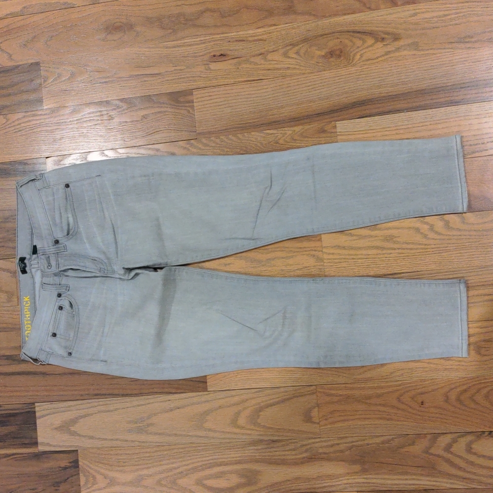 J Crew Toothpick Jean Sz 27 Light Gray